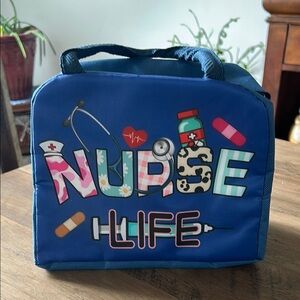 Blue Nurse Life Lunch Bag